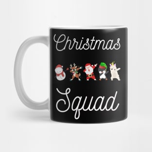 Christmas Squad Santa and Friends Dabbing Merry Christmas Family Mug